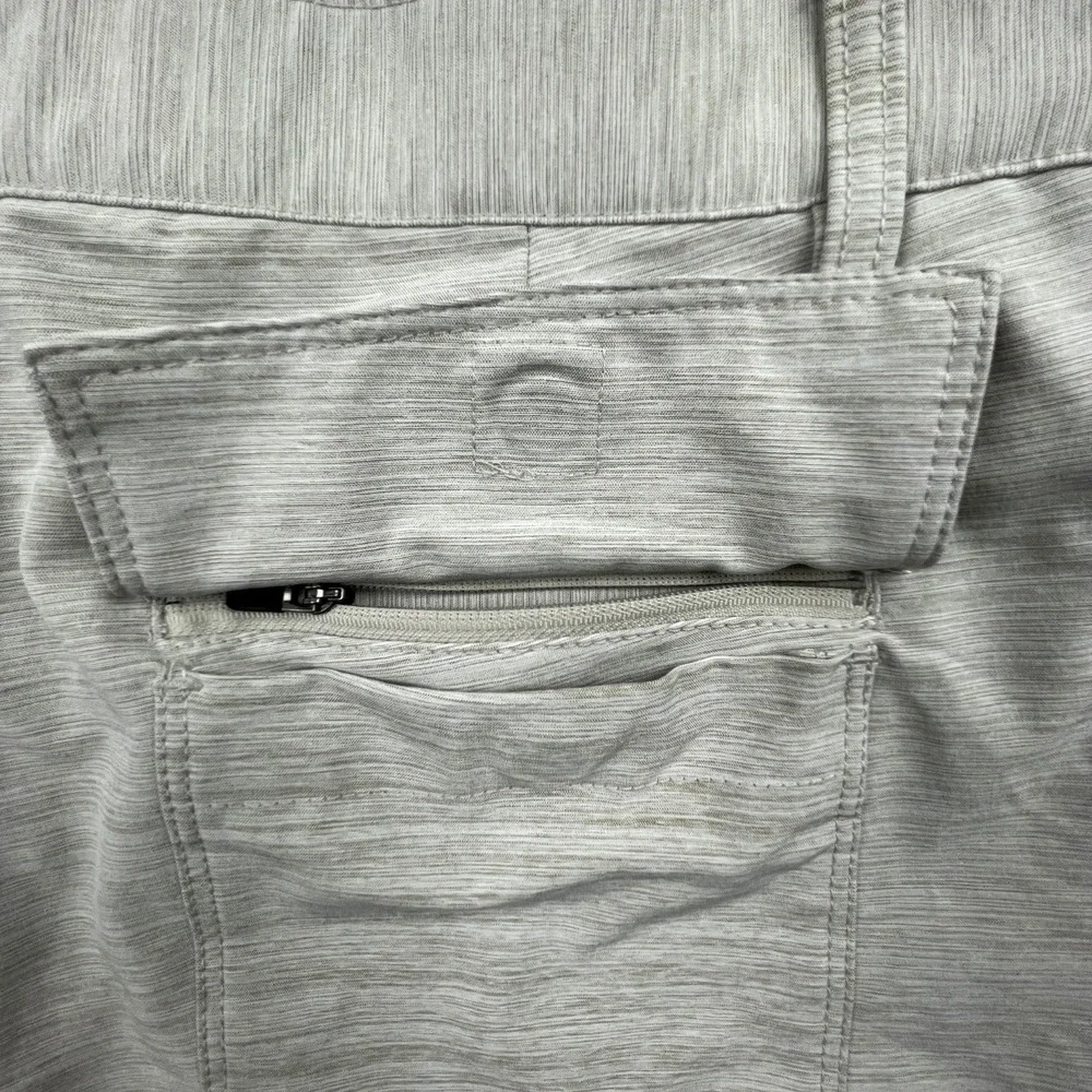 BYLT Mens Kinetic‎ Short Stretch Performance Athletic Golf Large L Gray Heather
